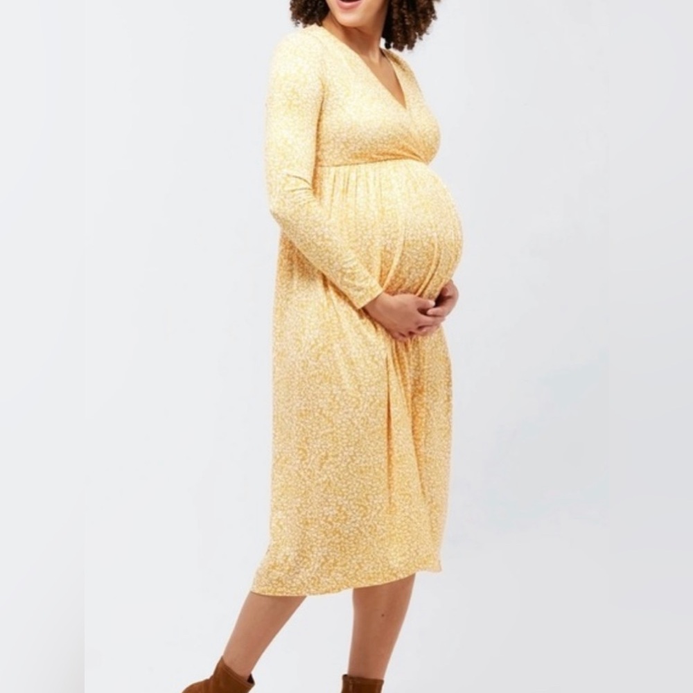 NOM maternity + nursing dress